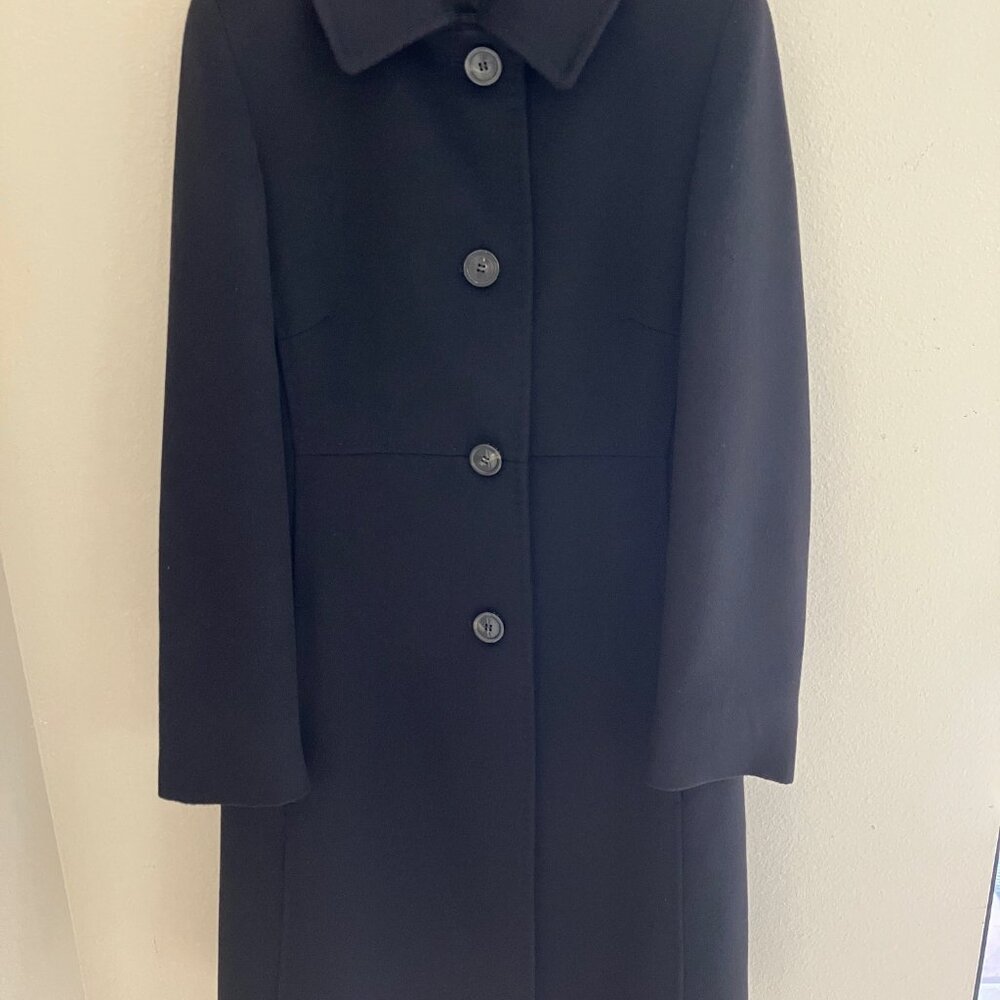 MAX MARA black wool coat - size 6